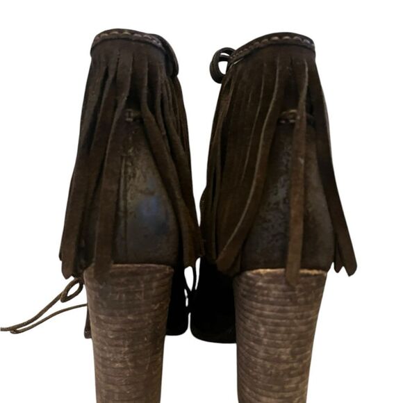 Frye Parker Fringe short Bootie - Picture 3 of 7
